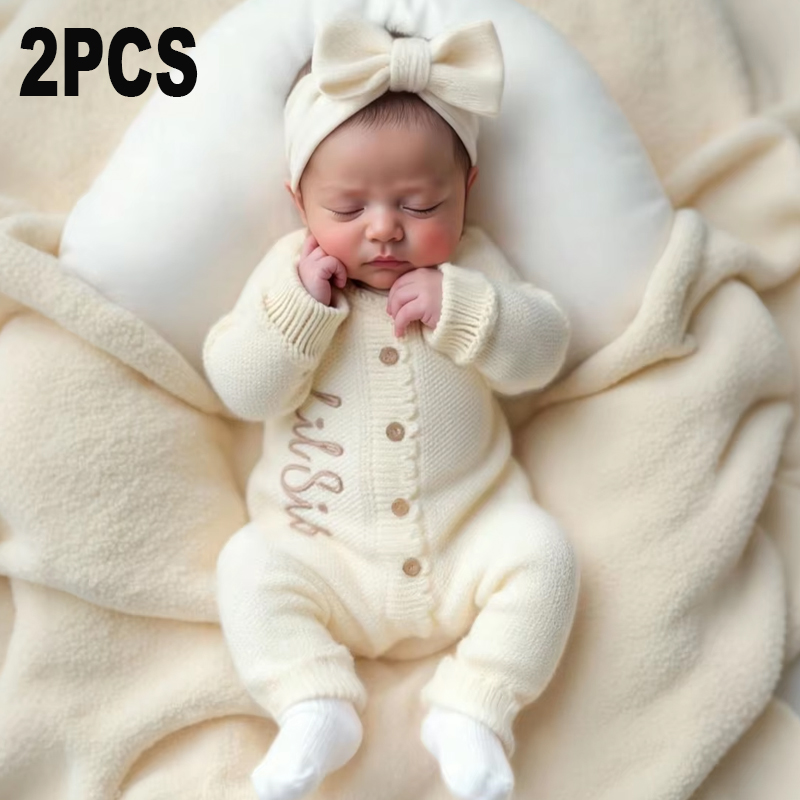 Baby Clothing Onesies - Ylsteed 2 stuks gebreide pasgeboren fotografie