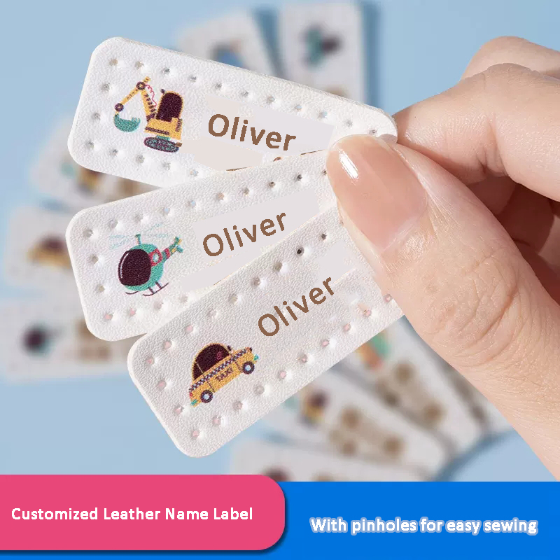 Baby Clothing Labels - Op maat gemaakte lederen laser sticker