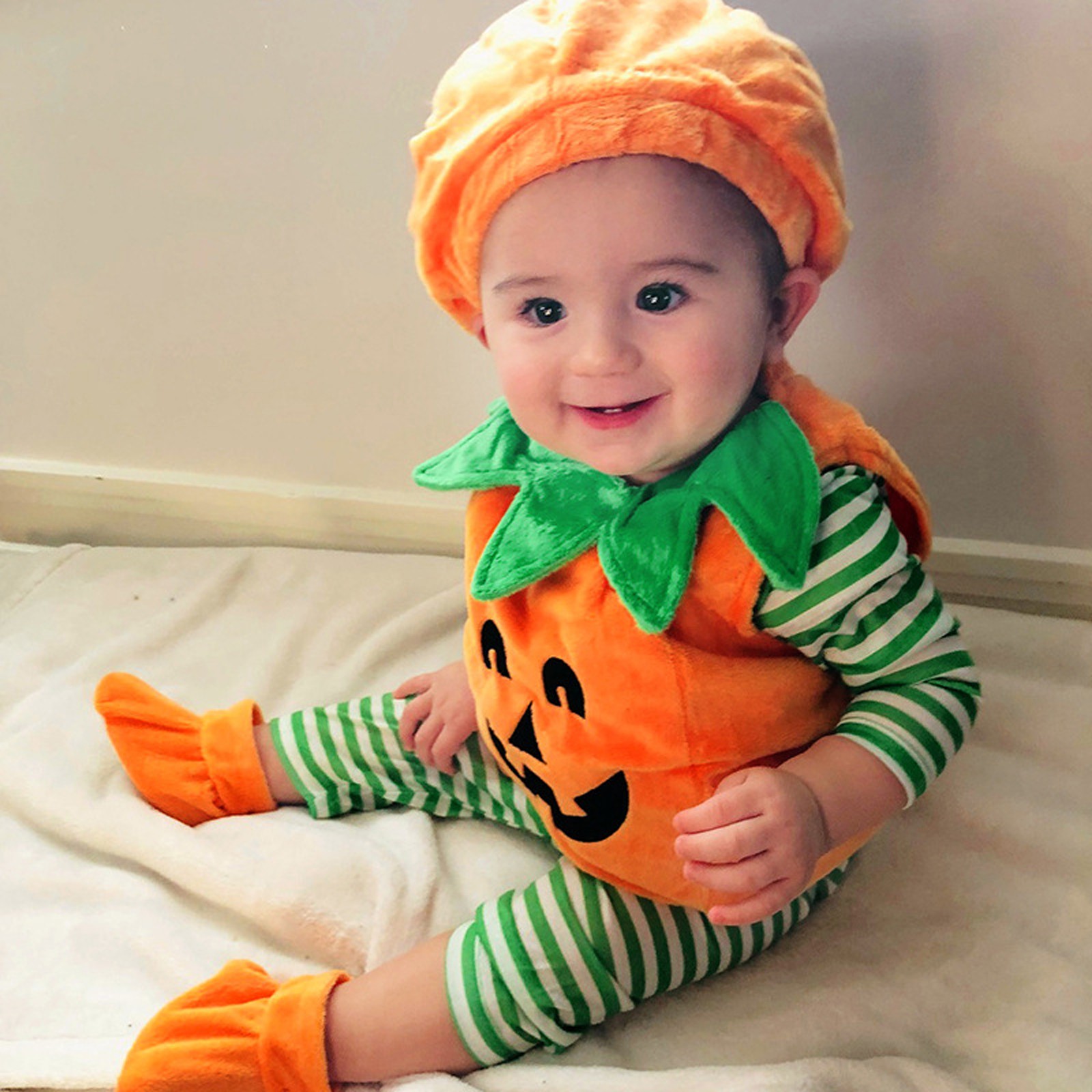 Baby Clothing Onesies - Halloween Pompoen Kostuum Kinderen Hoed Cosplay