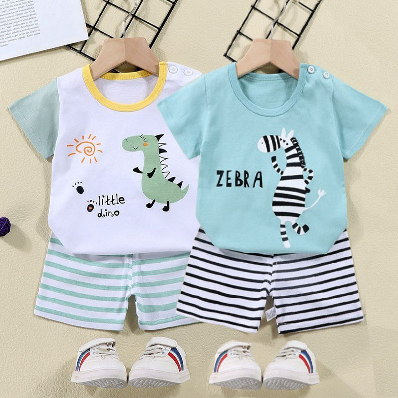 Baby Clothing Dividers - Katoen Tees + Shorts 2-delige Trainingspak