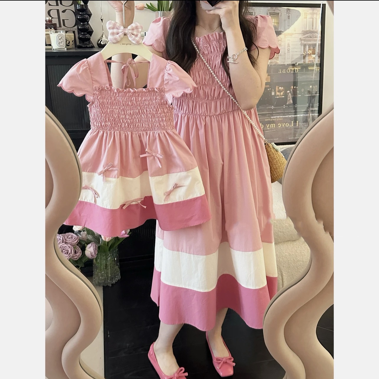 Baby Clothing In Summer - 2024 Zomer Moeder En Dochter Bijpassende