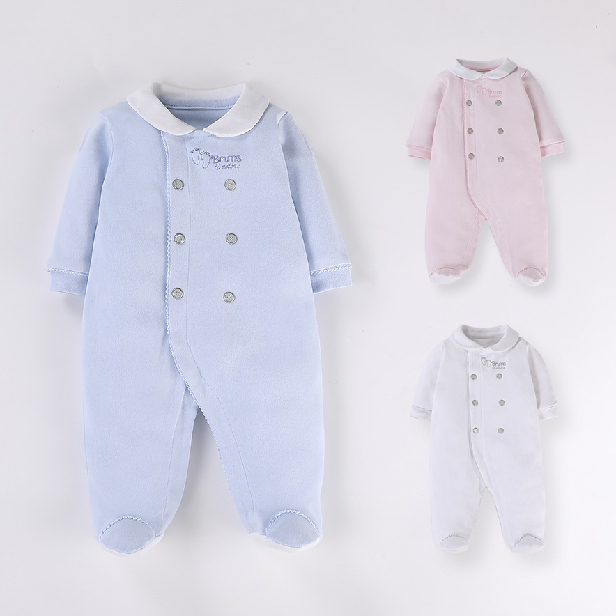 Bamboo Bodysuit Baby - 0M Pasgeboren Baby Footed Romper Baby