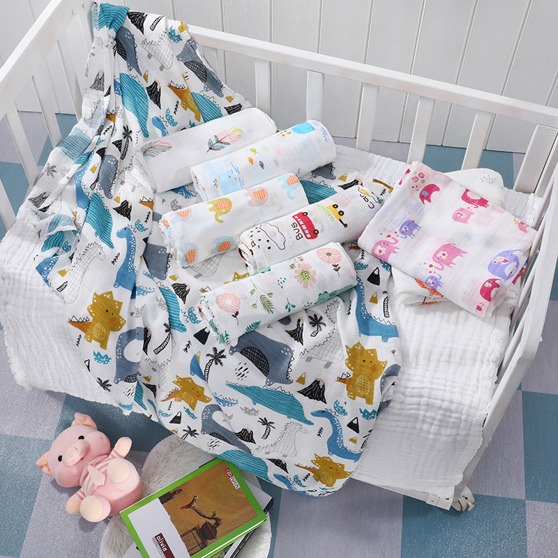 Muslin Swaddle Wrap - Katoenen Gaas Mousseline Baby Deken Super