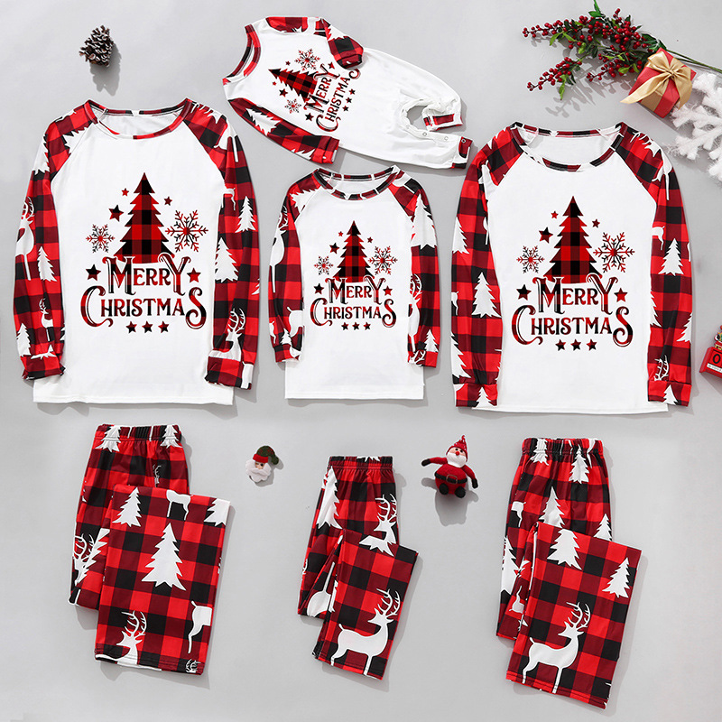 Baby Clothing Onesies - Kerst Familie Bijpassende Outfits Mama Papa