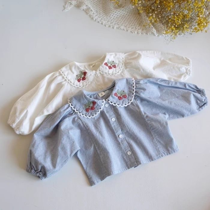 Baby Clothing Embroidery - 2026 Kids Meisjes Borduren Shirts 0-3Y