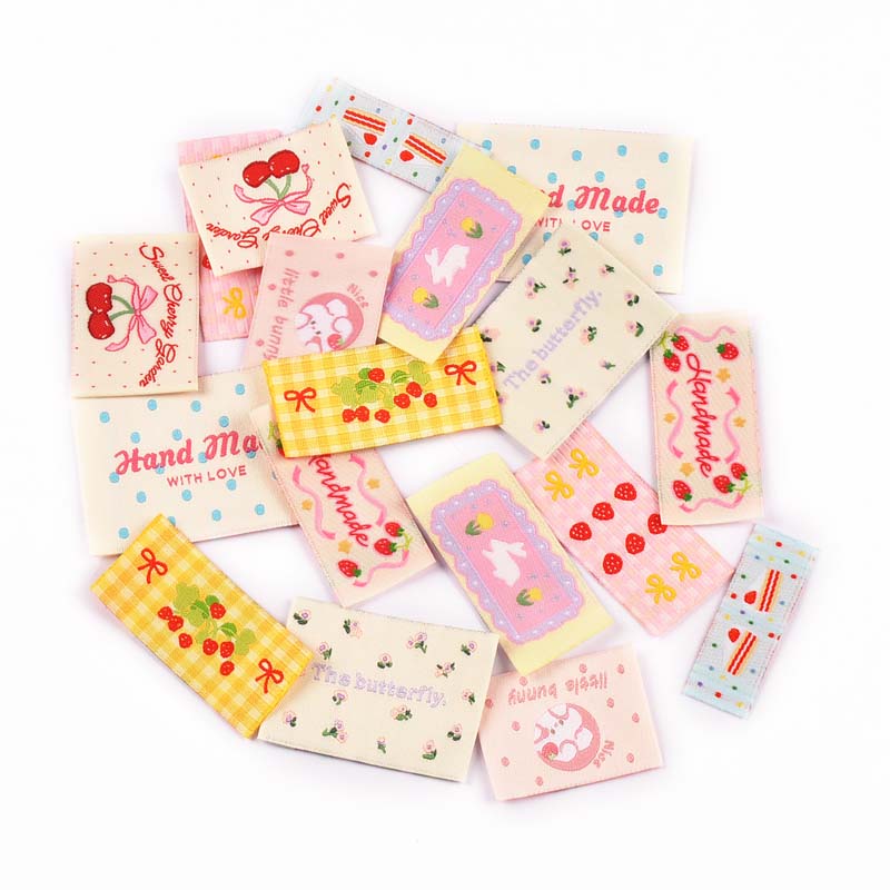 Baby Clothing Labels - 20 stks 15-56mm Mix Kleurrijke Cartoon