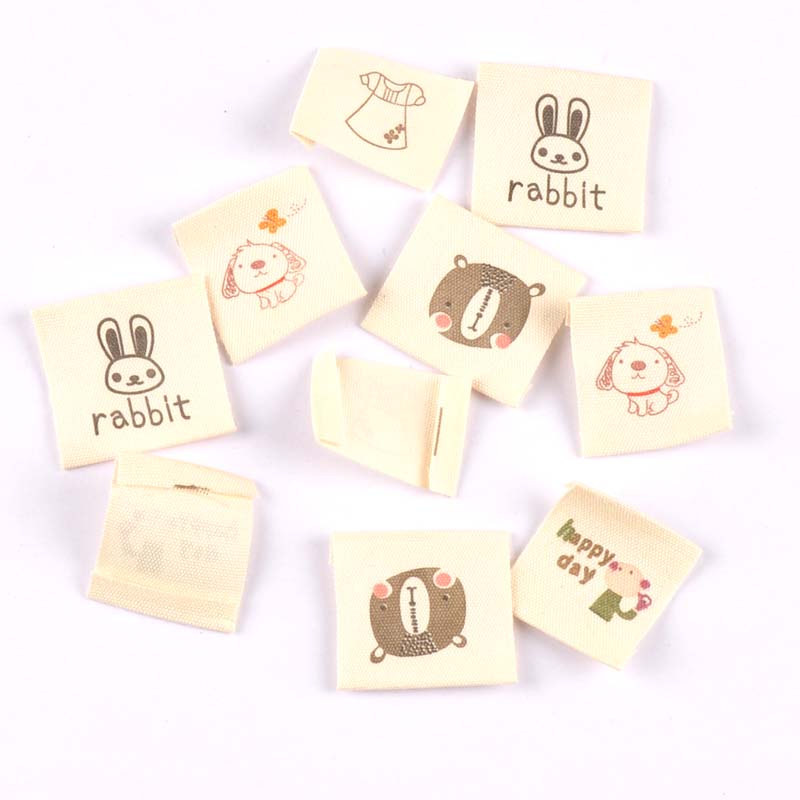 50 stks Beige katoen Geweven L - Baby Clothing Labels recensie en prijs