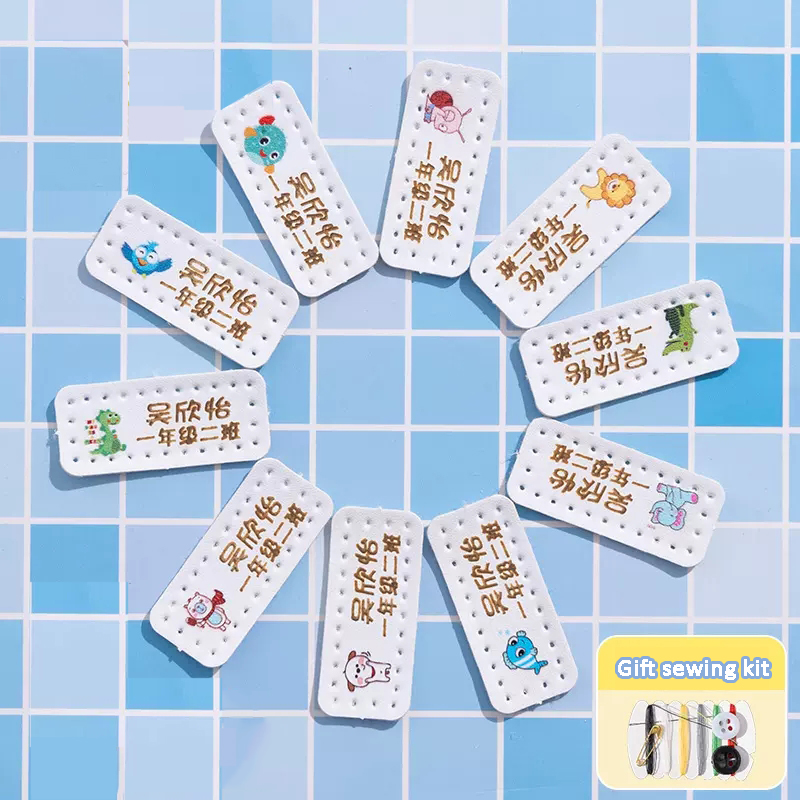 Op maat gemaakte lederen laser - Baby Clothing Labels recensie en prijs