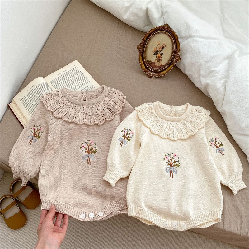 Herfst Nieuwe Pasgeboren Breie - Baby Clothing Embroidery recensie en prijs