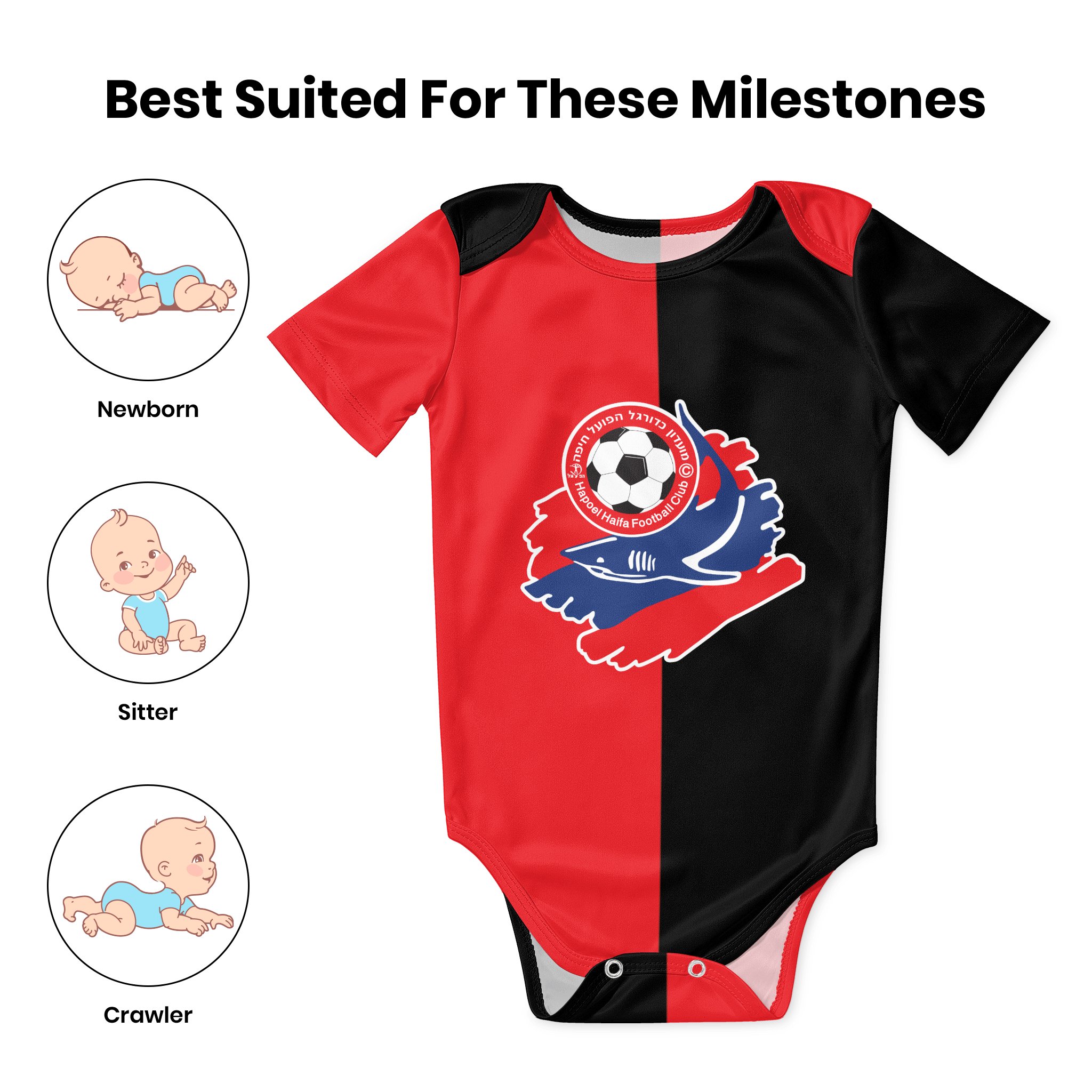 Hapoel Haifa Baby Bodysuit Uni - Baby Clothing Onesies recensie en prijs