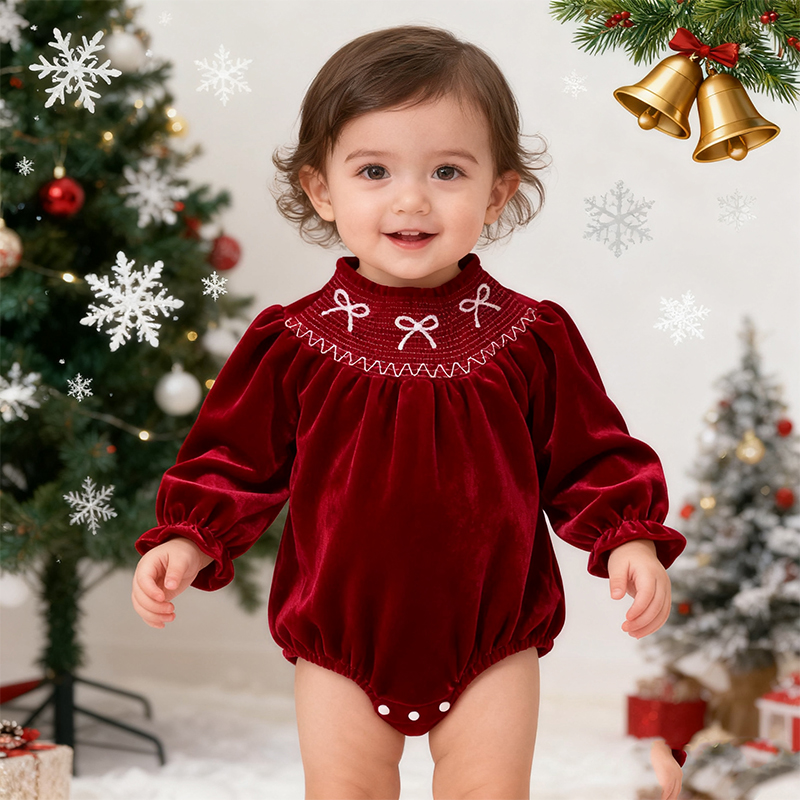 2025 Kerst 0-24M Baby Meisjes  - Bamboo Bodysuit Baby recensie en prijs