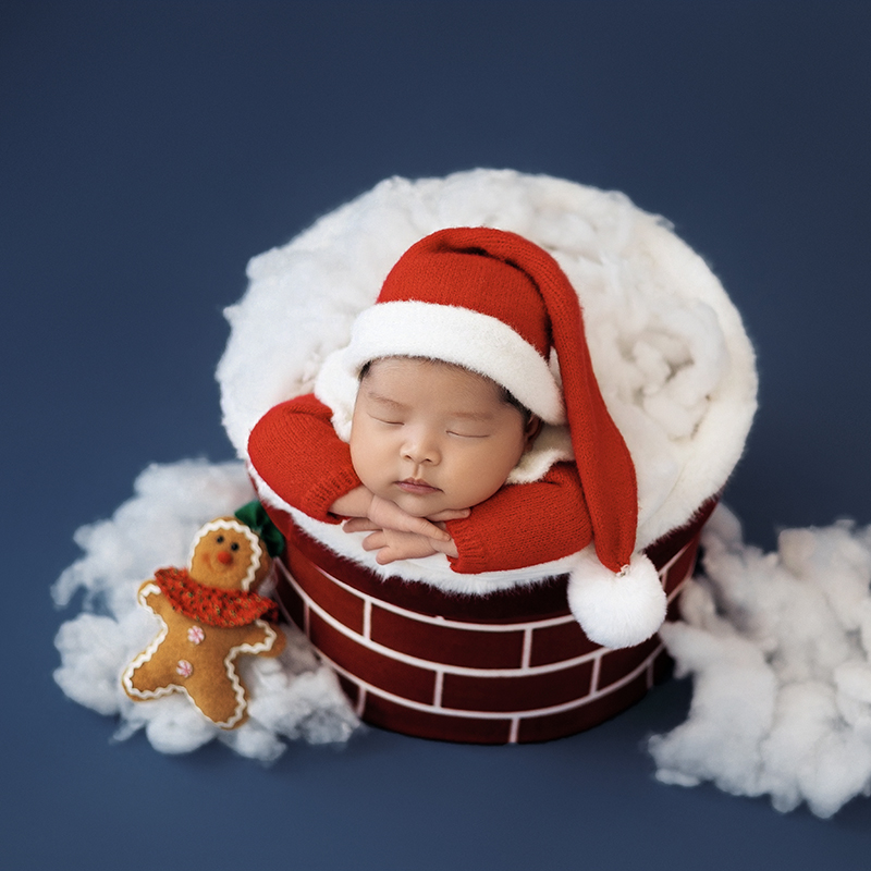 Kerstman pasgeboren fotokledin - Baby Clothing Onesies recensie en prijs