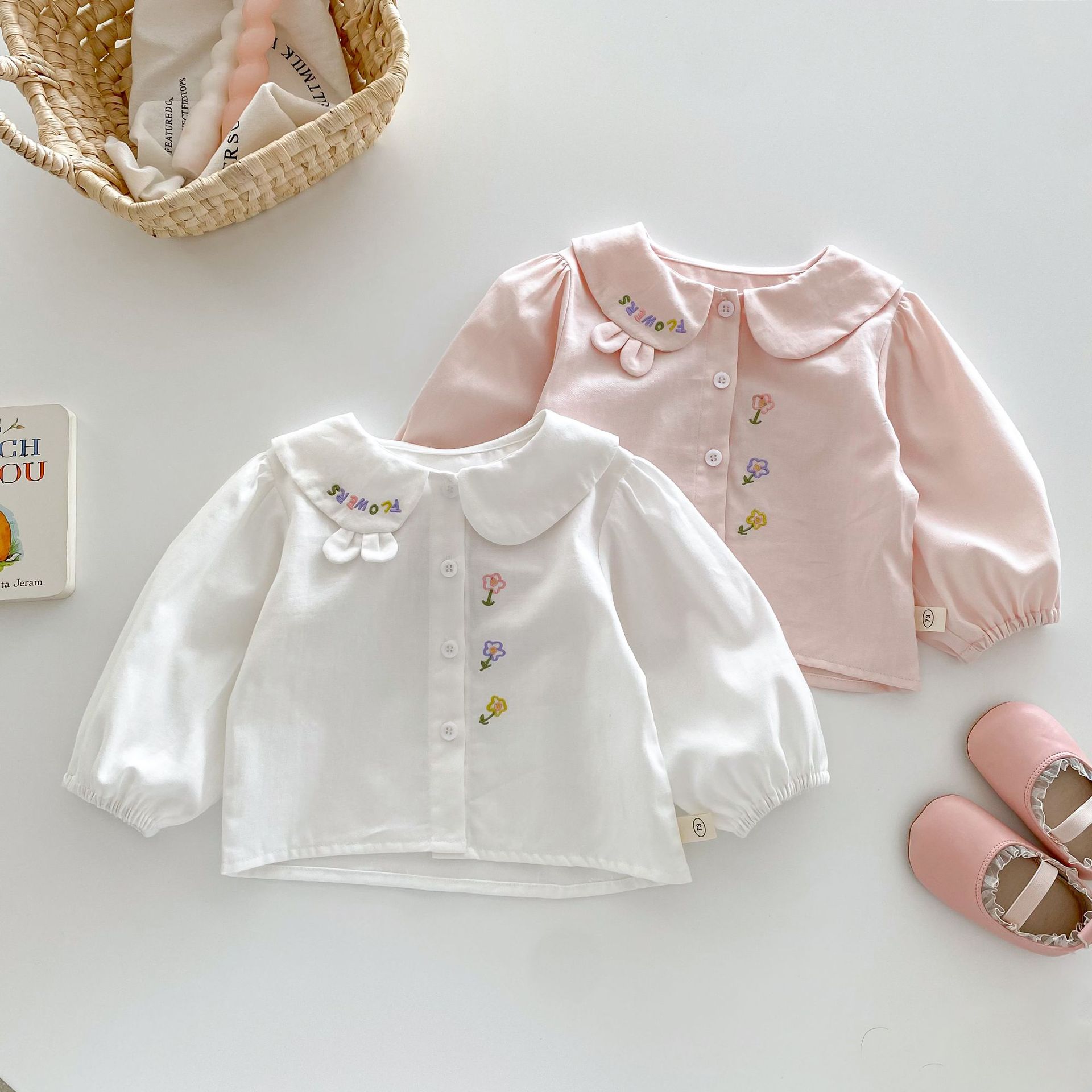Meisjesshirt 2026 Herfst en Wi - Baby Clothing Embroidery recensie en prijs