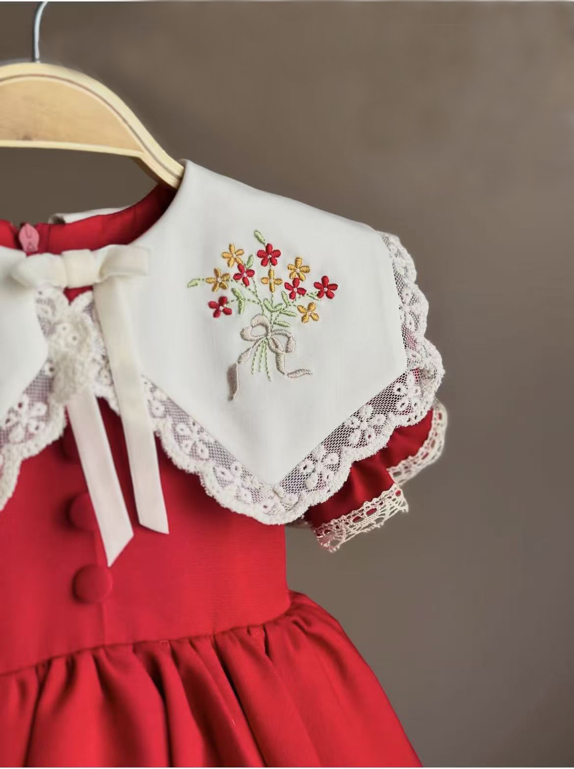 0-12Y babymeisje zomer rode bo - Baby Clothing Embroidery recensie en prijs